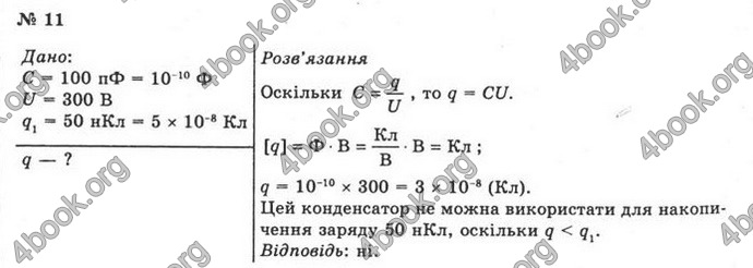 Відповіді Фізика 11 клас Сиротюк. ГДЗ