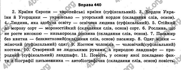 Ответы Українська мова 11 класс Бондаренко. ГДЗ