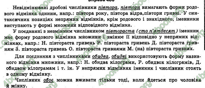 Ответы Українська мова 11 класс Бондаренко. ГДЗ