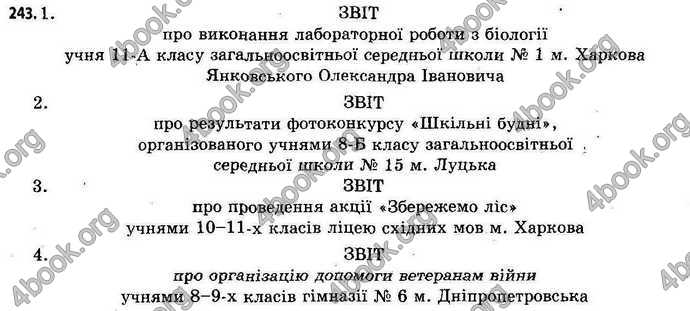 Відповіді Українська мова 11 клас Єрмоленко. ГДЗ
