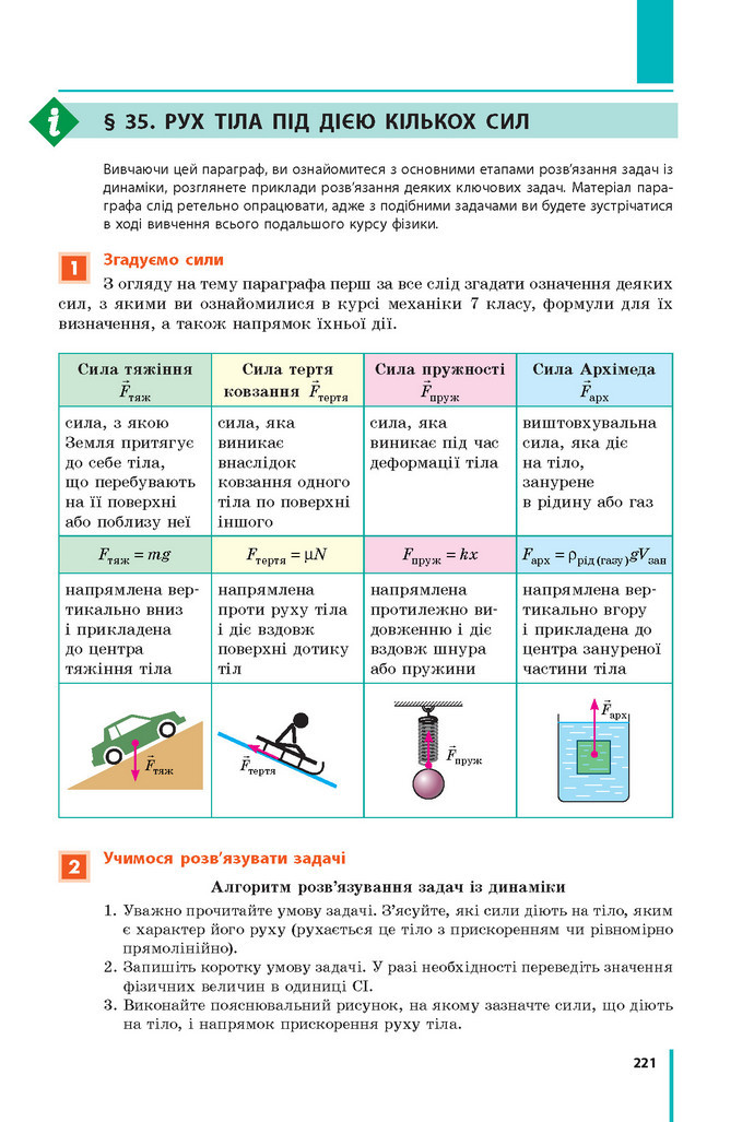 Підручник Фізика 9 клас Бар’яхтар 2017