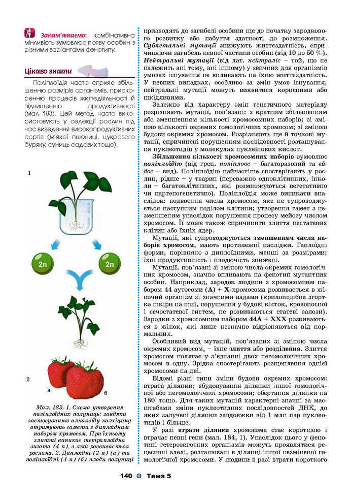 Біологія 9 клас Остапченко 2017