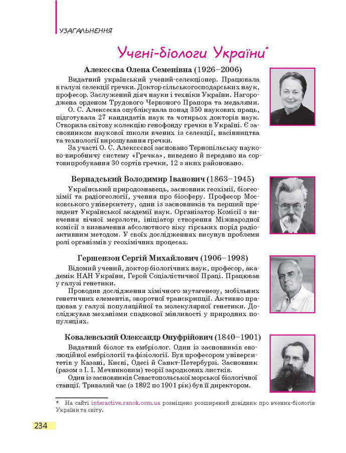 Підручник Біологія 9 клас Задорожний 2017