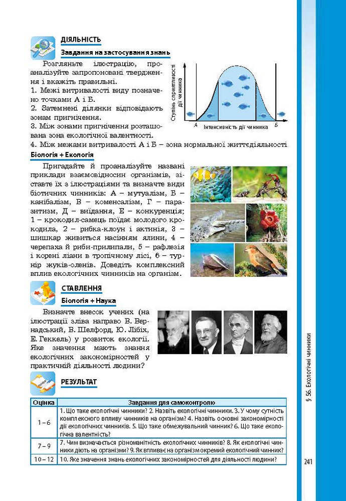 Підручник Біологія 9 клас Соболь 2017