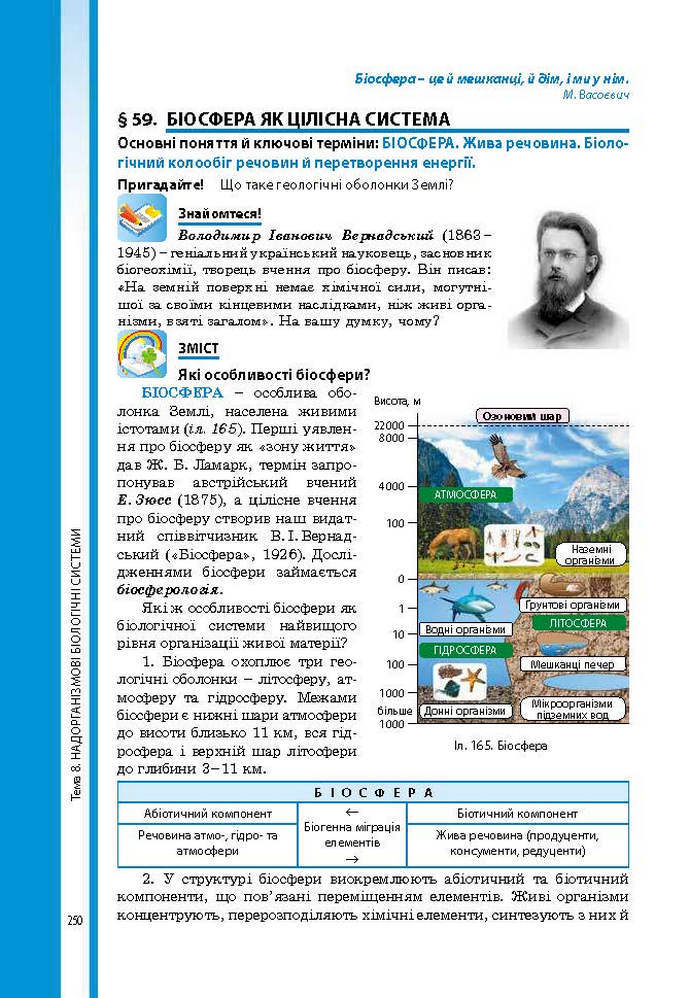 Підручник Біологія 9 клас Соболь 2017