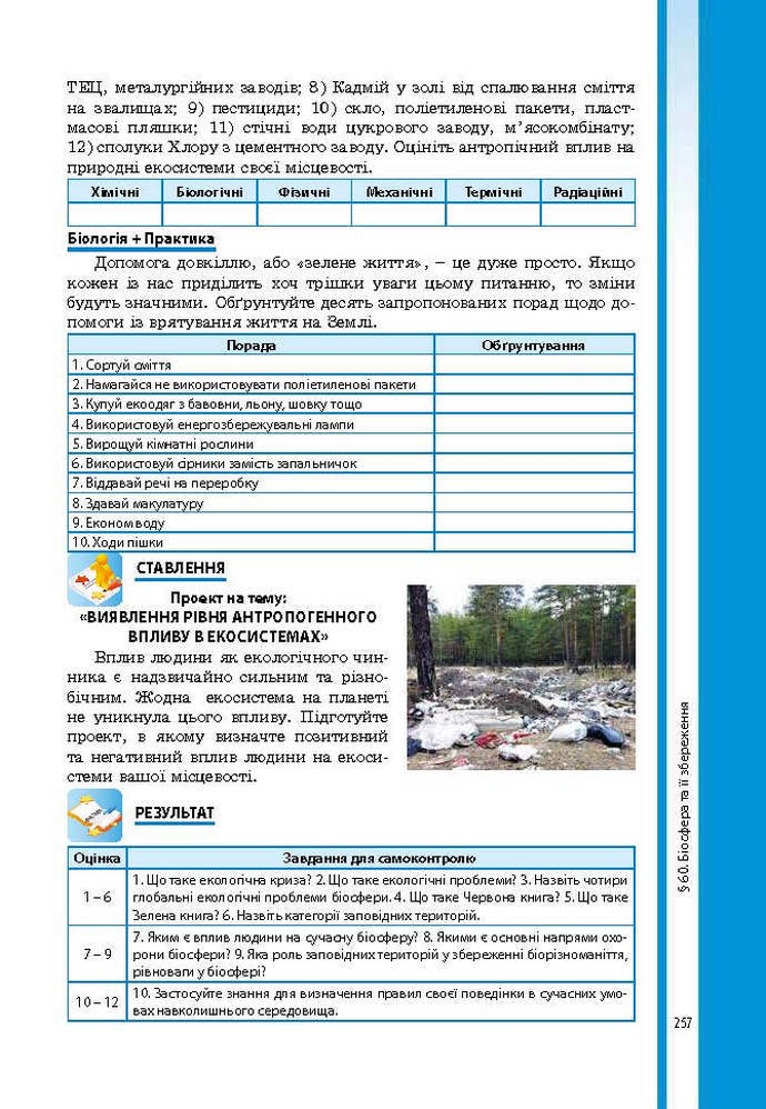 Підручник Біологія 9 клас Соболь 2017