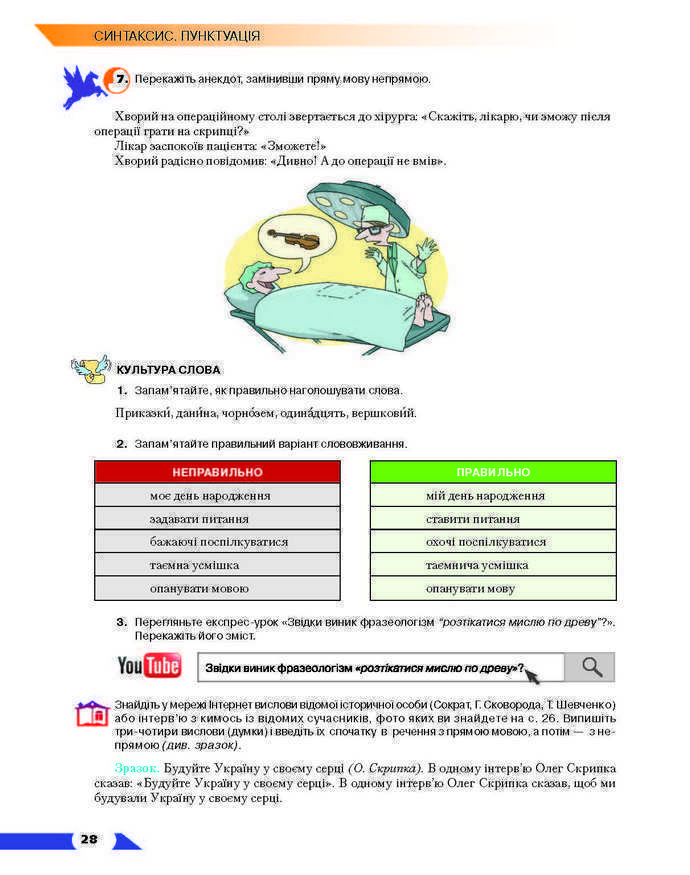 Підручник Українська мова 9 клас Авраменко 2017