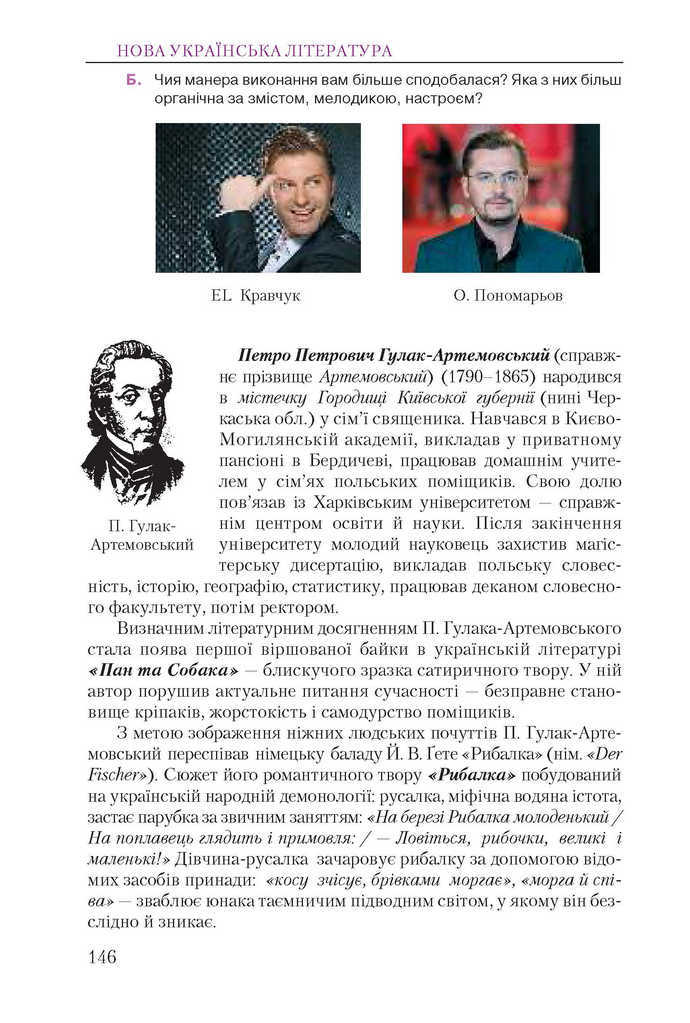 Підручник Українська література 9 клас Авраменко 2017