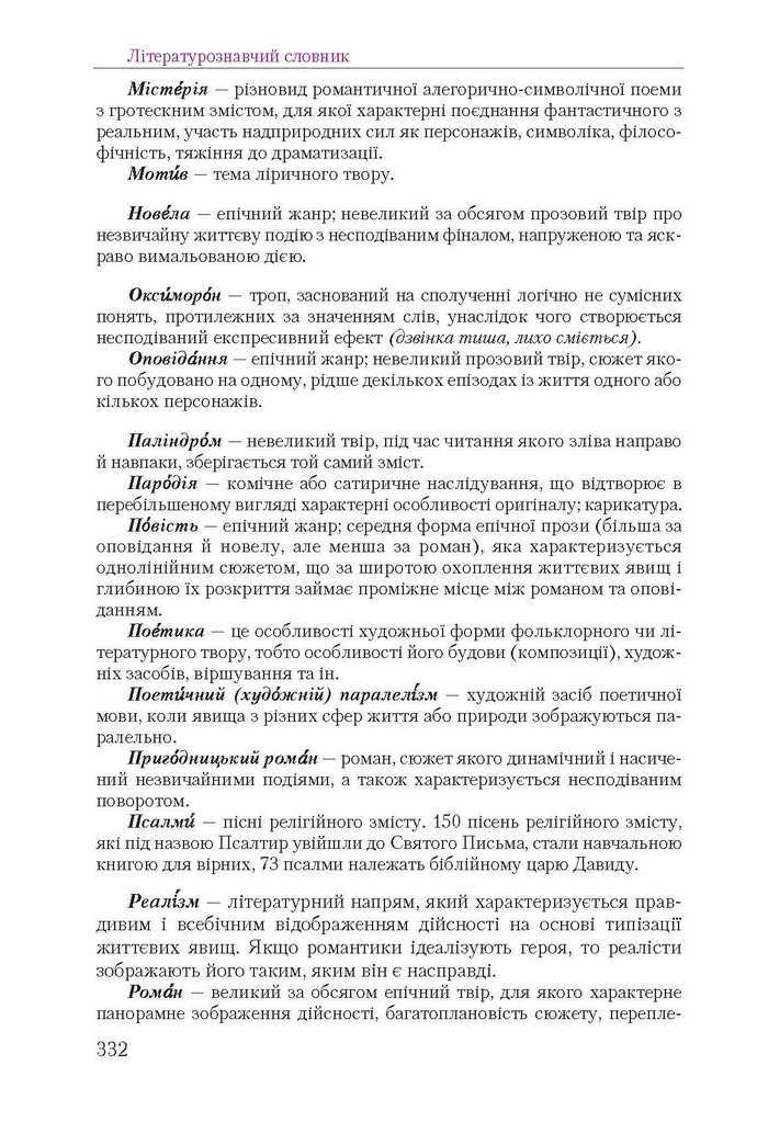 Підручник Українська література 9 клас Авраменко 2017