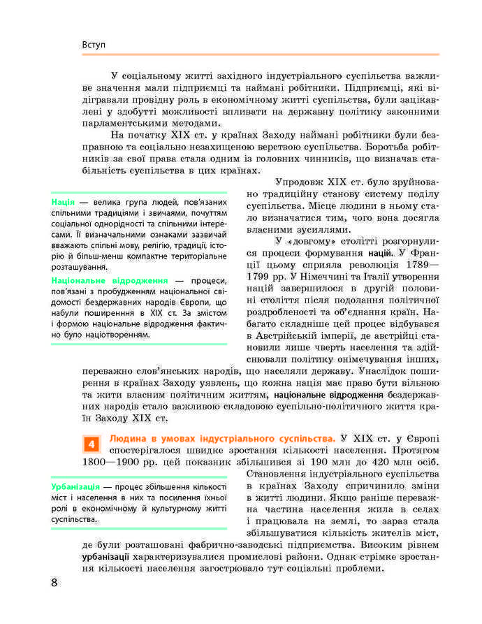 Підручник Всесвітня історія 9 клас Гісем