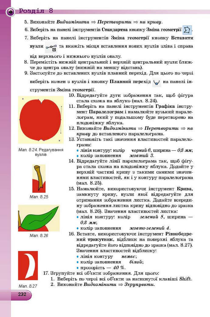 Інформатика 9 клас Ривкінд 2017