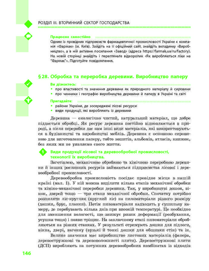 Підручник Географія 9 клас Довгань 2017