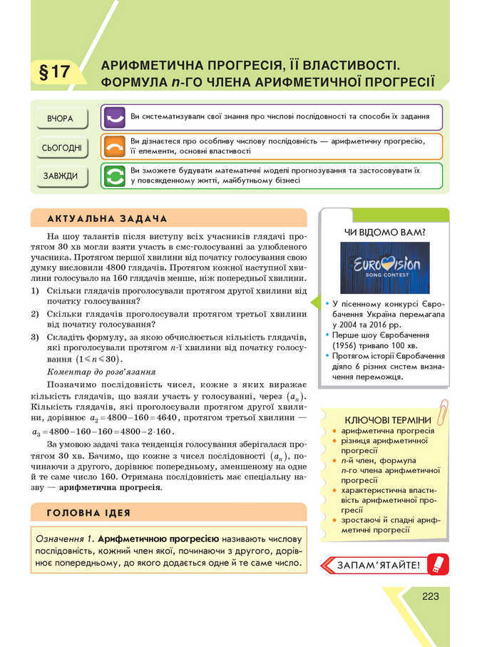 Підручник Алгебра 9 клас Прокопенко