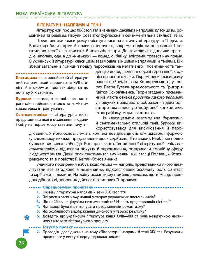 Підручник Українська література 9 клас Борзенко