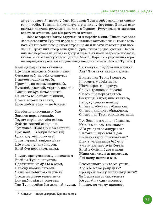 Підручник Українська література 9 клас Борзенко