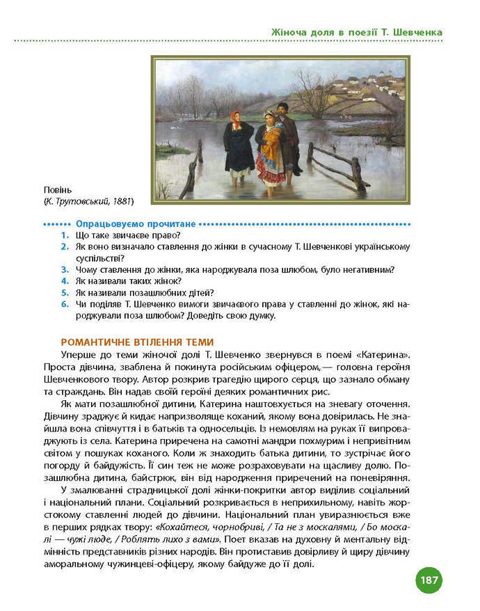 Підручник Українська література 9 клас Борзенко