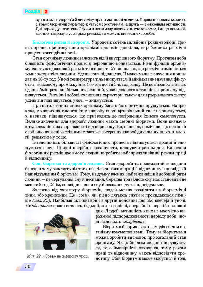Основи здоров’я 9 клас Поліщук