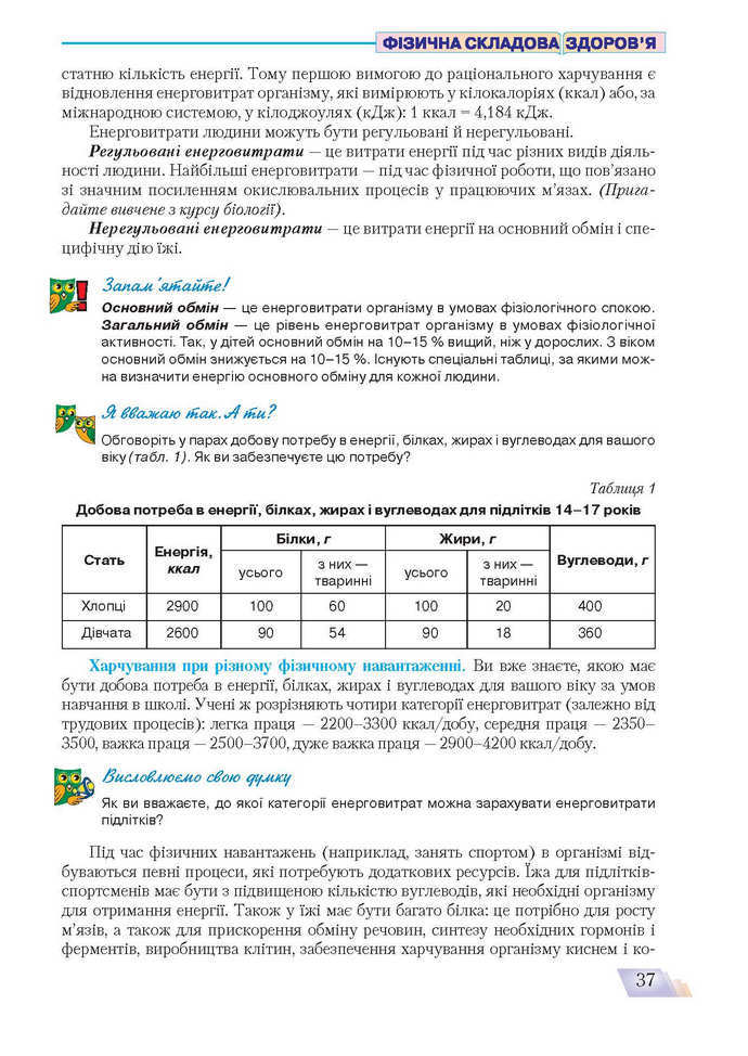 Основи здоров’я 9 клас Поліщук