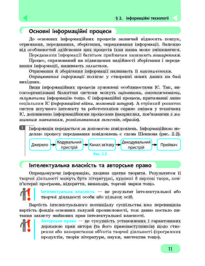 Підручник Інформатика 9 клас Бондаренко 2017