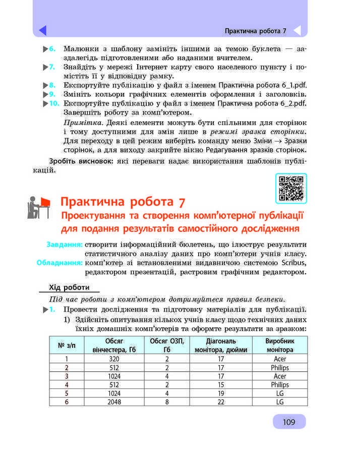 Підручник Інформатика 9 клас Бондаренко 2017