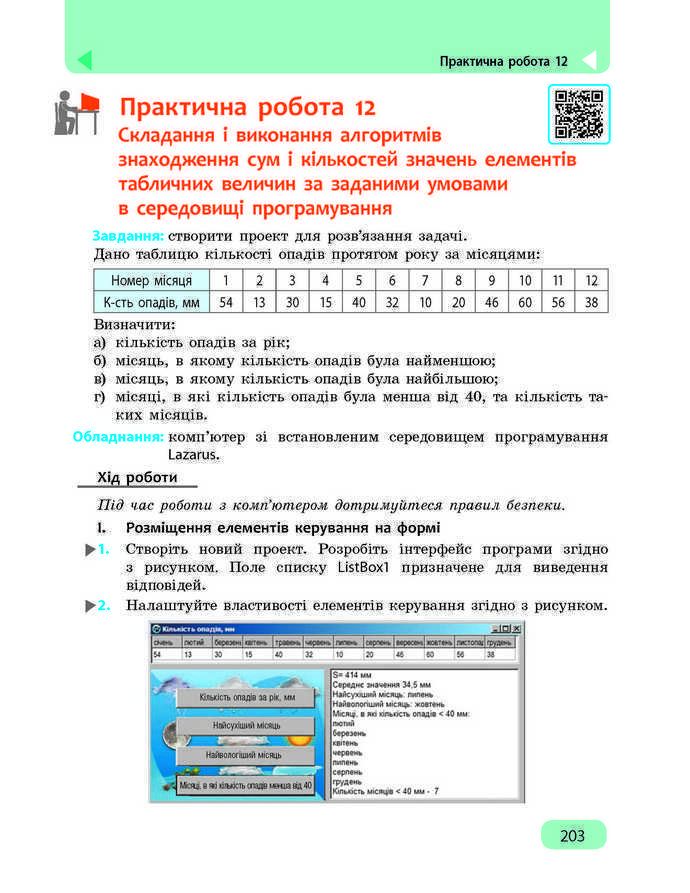 Підручник Інформатика 9 клас Бондаренко 2017