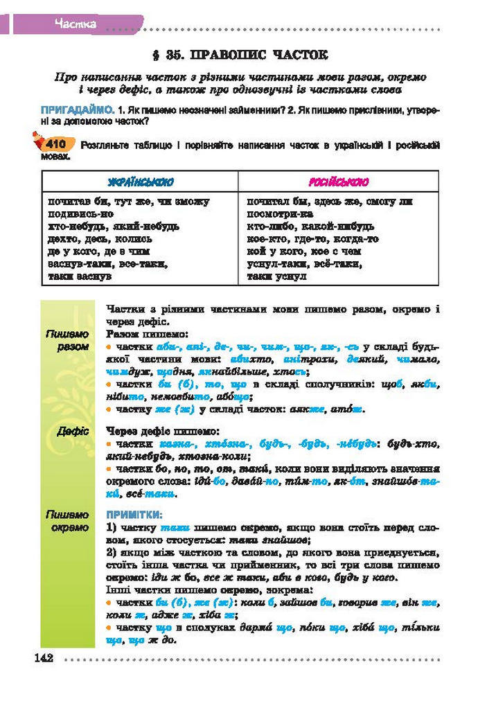 Українська мова 7 класс Заболотний (Рус.)