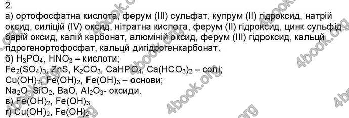 Відповіді Хімія 9 клас Ярошенко 2017. ГДЗ