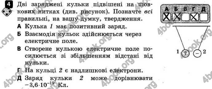 Відповіді Зошит контроль Фізика 8 клас Божинова 2016. ГДЗ