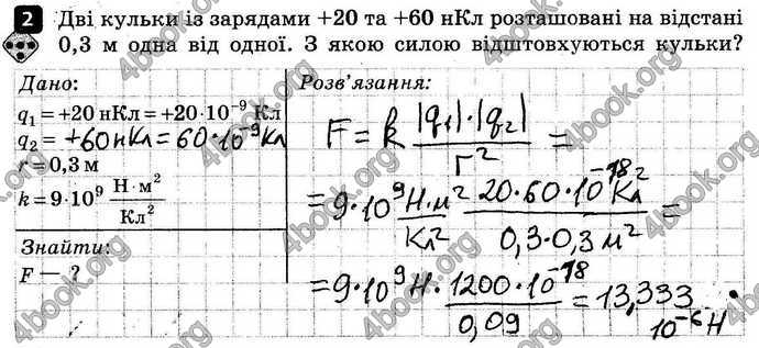 Відповіді Зошит контроль Фізика 8 клас Божинова 2016. ГДЗ