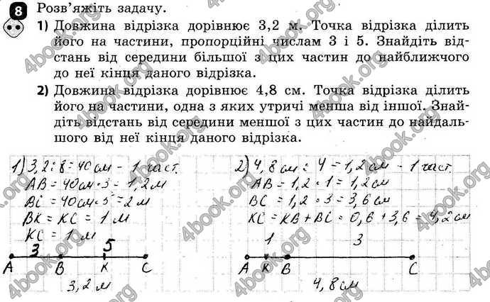 Ответы Зошит Геометрія 7 клас Бабенко. ГДЗ