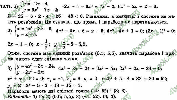 Відповіді Алгебра 9 клас Мерзляк 2017. ГДЗ