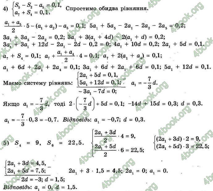 Відповіді Алгебра 9 клас Мерзляк 2017. ГДЗ