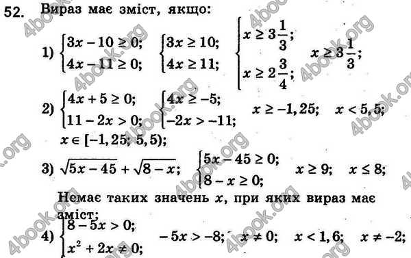 Відповіді Збірник задач Алгебра 9 клас Мерзляк 2017. ГДЗ