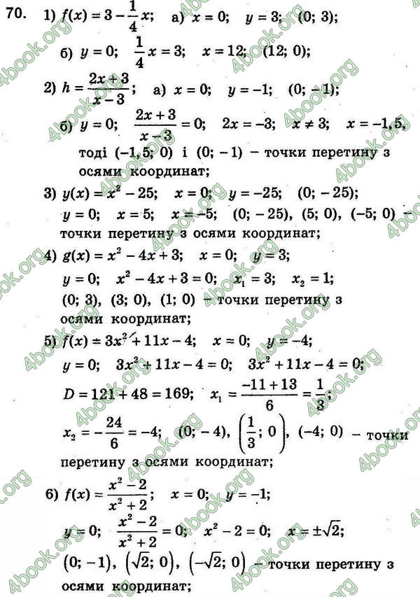 Відповіді Збірник задач Алгебра 9 клас Мерзляк 2017. ГДЗ