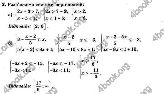 Відповіді Алгебра 9 клас Бевз 2017. ГДЗ