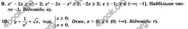 Відповіді Алгебра 9 клас Бевз 2017. ГДЗ