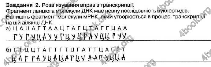 Відповіді Зошит Біологія 9 клас Андерсон 2017. ГДЗ