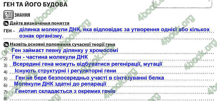 Відповіді Зошит Біологія 9 клас Соболь. ГДЗ