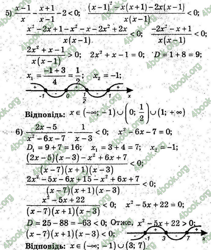 Відповіді Алгебра 9 клас Мерзляк 2017. ГДЗ (Погл.)