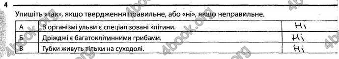 Відповіді Зошит Біологія 6 клас Задорожний. ГДЗ