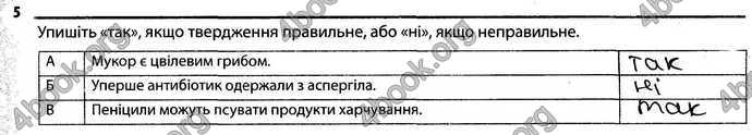 Відповіді Зошит Біологія 6 клас Задорожний. ГДЗ