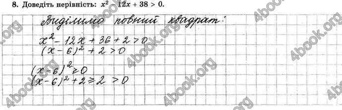 Відповіді Зошит Алгебра 9 клас Істер. ГДЗ