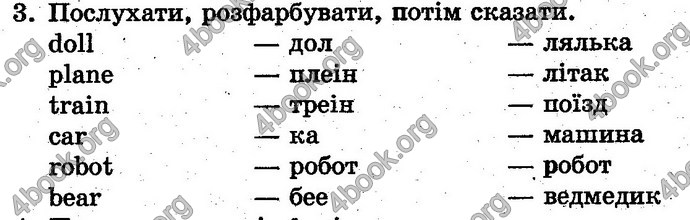 Відповіді Англійська мова 1 клас Карп’юк. ГДЗ