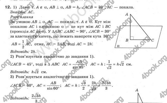 Відповіді Математика 10 клас Бурда. ГДЗ