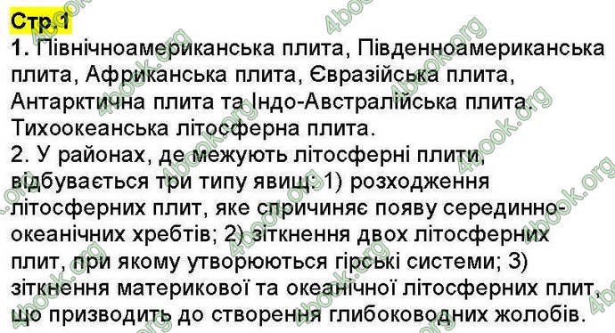 Відповіді Зошит Географія 7 клас Стадник. ГДЗ