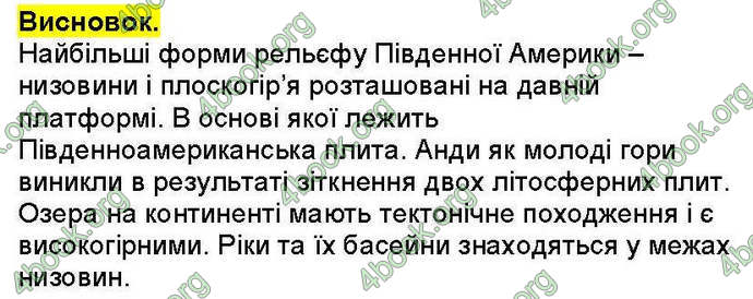 Відповіді Зошит Географія 7 клас Стадник. ГДЗ