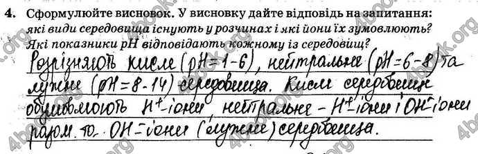 Відповіді Зошит Хімія 9 клас Титаренко. ГДЗ