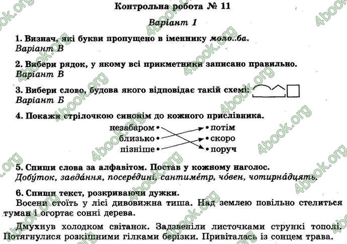 Відповіді Українська мова ДПА 2018 Пономарьова. ГДЗ