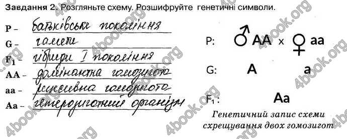 Відповіді Зошит Біологія 9 клас Андерсон 2017. ГДЗ