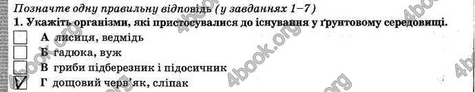 Відповіді контроль Природознавство 5 клас Ярошенко. ГДЗ